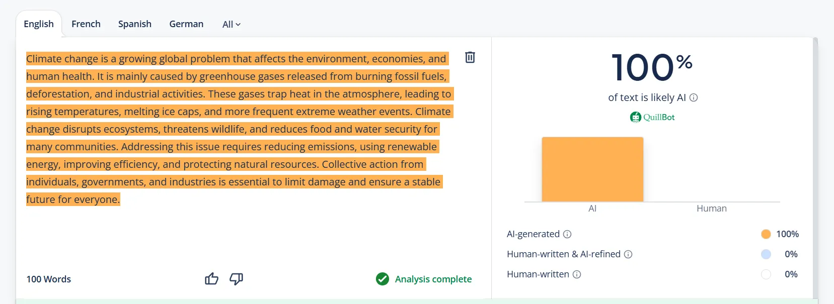 ai detection in text converted from png