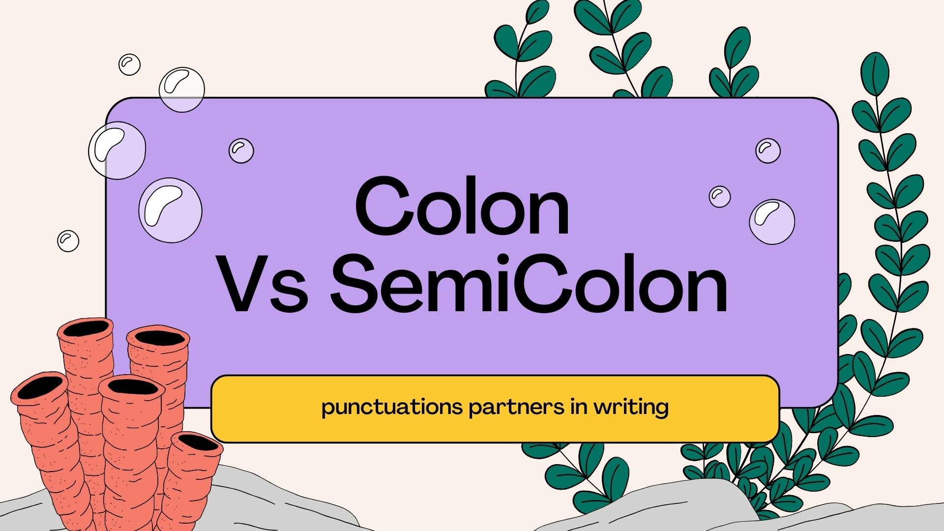 colon vs semicolon