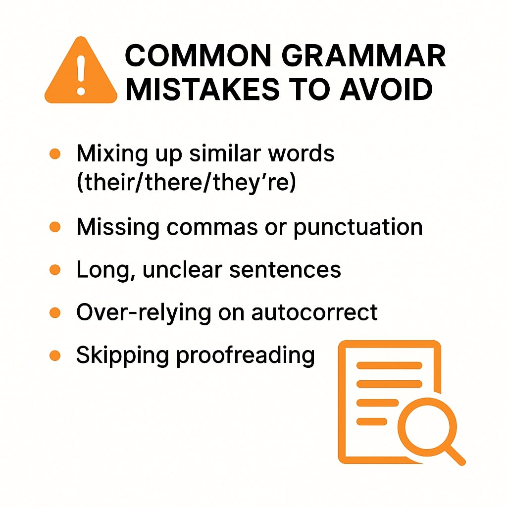 grammar errors
