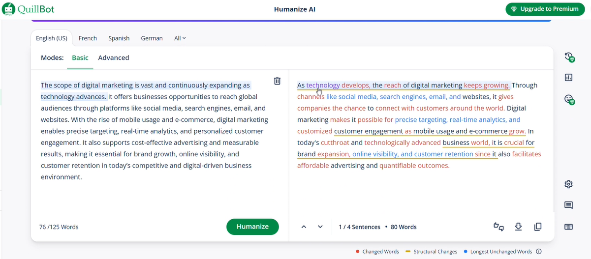 quillbot ai humanizer