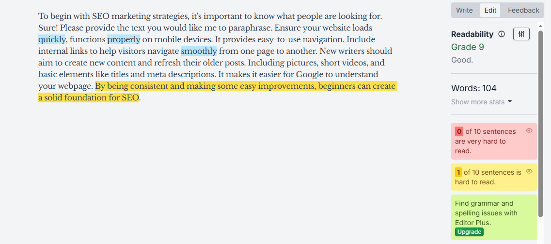 rewording-on-hemingway