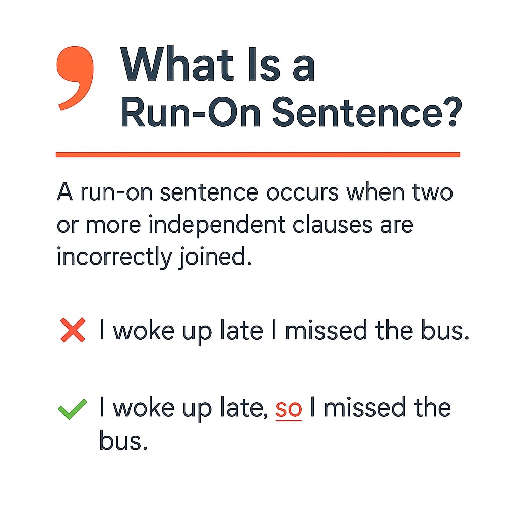 run on sentences